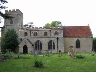 Description: D:\My Webs\howcutt site\Great Linford church reduced.JPG